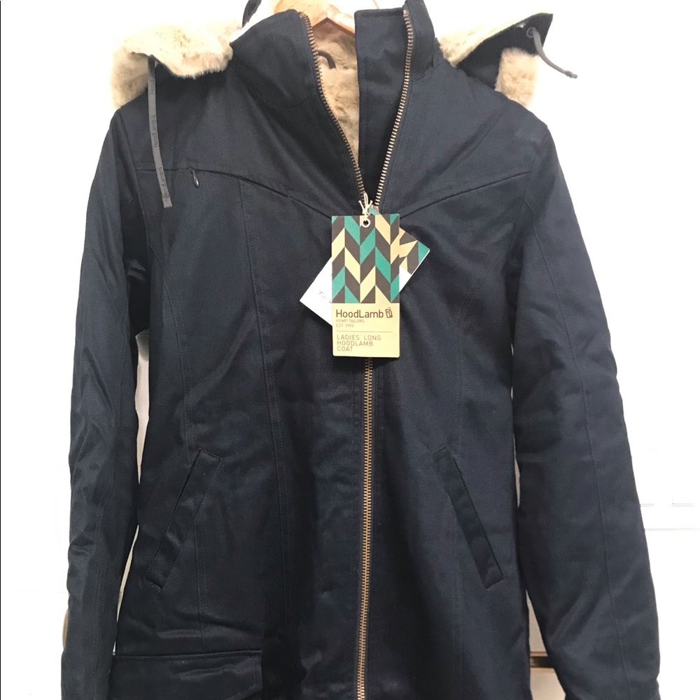 Hoodlamb European design women's parka, new with tags.